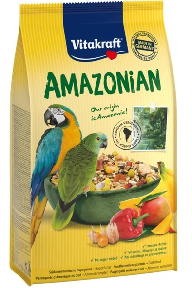 Vitakraft Amazon Afrıka ve Gri Papağan Yemi 750gr ürün görseli 1