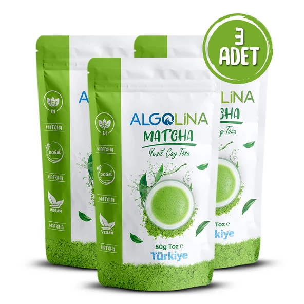 Matcha Çayı Tozu 50gr (%100 YEŞİL ÇAY) (3 Adet) ürün görseli 1