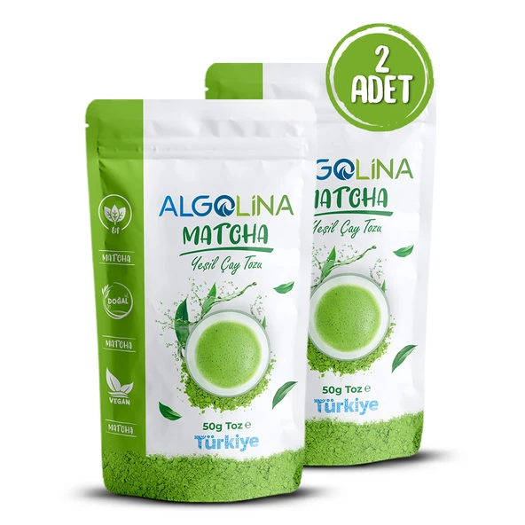 Matcha Çayı Tozu 50gr (%100 YEŞİL ÇAY) (2 Adet) ürün görseli 1