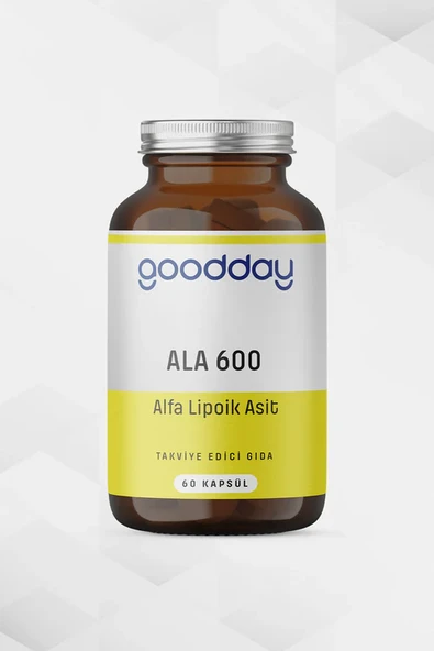 Goodday Alfa Lipoik Asit ALA600 60 Kapsül ürün görseli 1