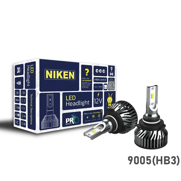 Niken Led Xenon Pro Serisi 9005 (HB3) Far Ampulü 2'Li Takım ürün görseli 1