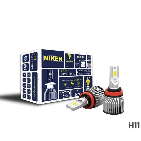 Niken Led Xenon Pro Serisi H11 Far Ampulü 2'Li Takım ürün görseli 1