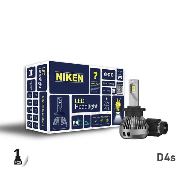 Niken Led Xenon Pro Serisi D4S Far Ampulü 1 Adet ürün görseli 1