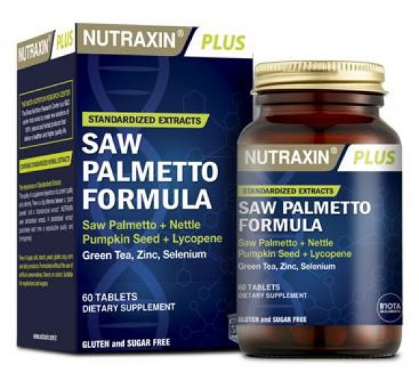 Nutraxin Saw Palmetto Formula 8680512627098 ürün görseli 1
