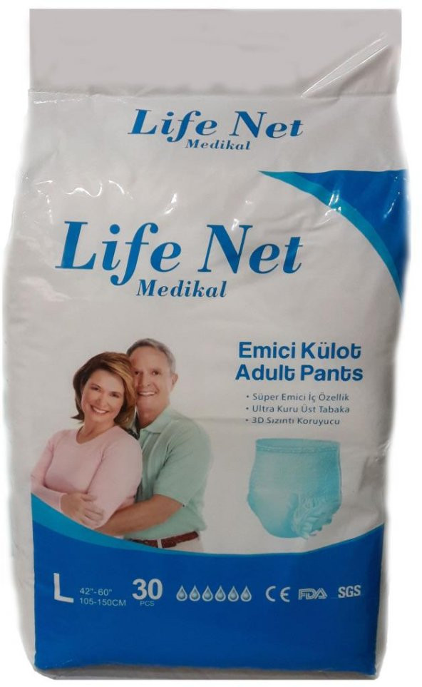Hasta Bezi Külotlu 6 Damla 30 Adet XL ürün görseli 1