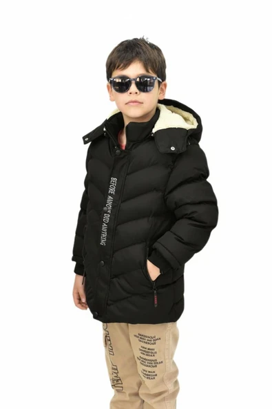 Erkek Çocuk Kapüşonlu Mont BS-0411 - Resim 10