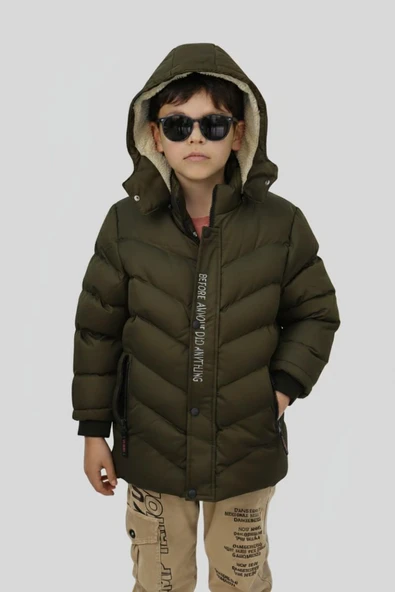 Erkek Çocuk Kapüşonlu Mont BS-0411 ürün görseli 1