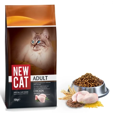 NewCat Tavuklu Yetişkin Kedi Maması 10 Kg ürün görseli 1