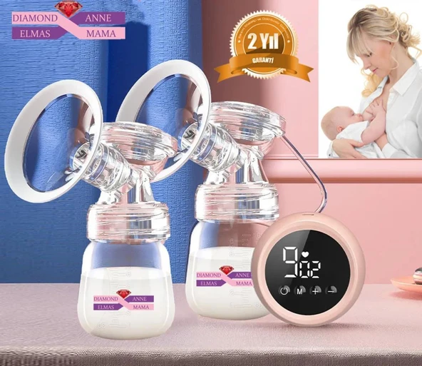 Elektrikli Göğüs ve Süt pompası Çiftli,LED Ekran,Garantili ürün görseli 1