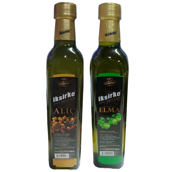 İksirke Alıç 500 ML + Ekşi Elma Sirkesi 500 ML ürün görseli 1