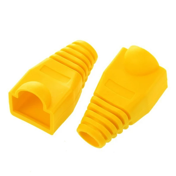 RJ45 CAT5 CAT6 JACK KILIFI (25 ADET) SARI S-LİNK SL-RJ40 (AVD-30) ürün görseli 1