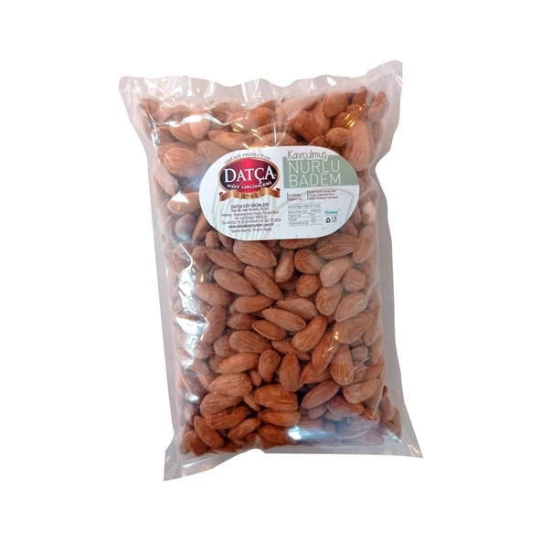 Datça Kavrulmuş Nurlu Badem 1000 gr ürün görseli 1