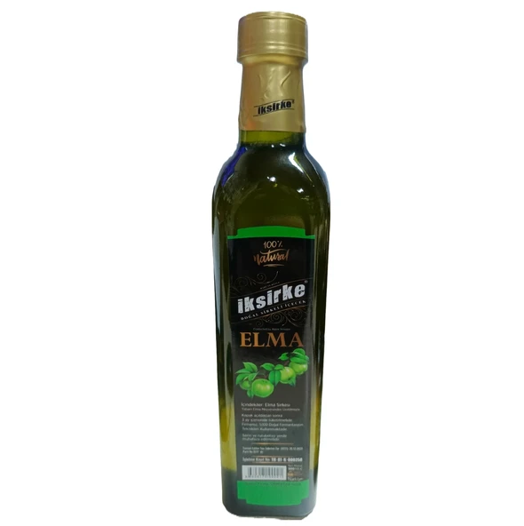 Iksirke Katkısız Ekşi Elma Sirkesi 500 ML 1Adet ürün görseli 1