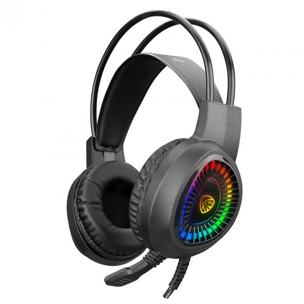 KULAKLIK HYTECH HY-G3 EAGLE SİYAH 7.1 USB SURROUND RGB LEDLİ GAMİNG OYUNCU MİKRAFONLU KULA ürün görseli 1