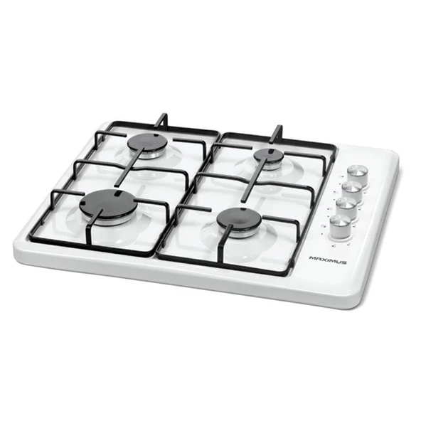 Maximus Minisan Mx-se6401 Set Üstü Ocak Beyaz Doğalgaz ürün görseli 1
