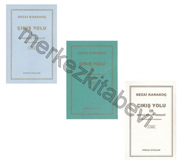 Sezai Karakoç Çıkış Yolu 3 Kitap Set ürün görseli 1