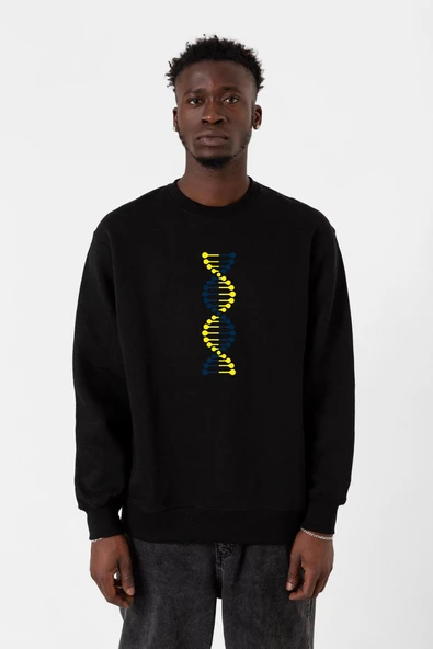 Sarı Lacivert Dna Siyah Erkek 2ip Sweatshirt ürün görseli 1