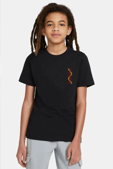 Sarı Kırmızı Dna Siyah Çocuk Tshirt ürün görseli 1