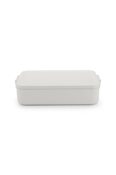 Brabantia MAKE TAKE LIGHT GREY PLASTİK BÜYÜK BOY YEMEK TAŞIMA KABI 2L ürün görseli 1