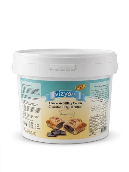 Vizyon Dolgu Kreması Çikolatalı 6 kg ürün görseli 1