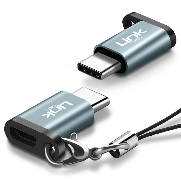 LinkTech O186 Micro to Type-C Dönüştürücü Metal Adaptör - Resim 7