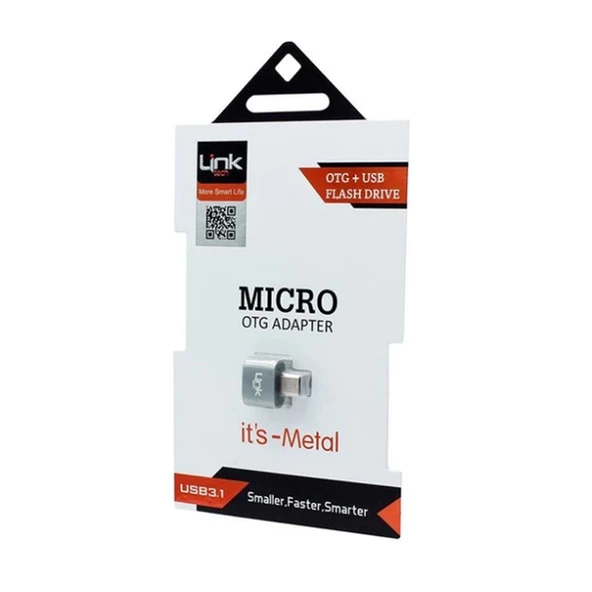 LinkTech O189 Micro USB to Lightning Dönüştürücü Metal Adaptör - Resim 5