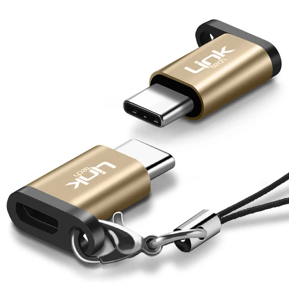 LinkTech O186 Micro to Type-C Dönüştürücü Metal Adaptör - Resim 5