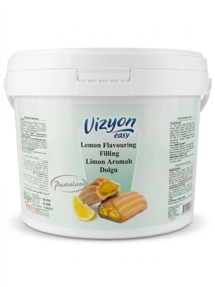VİZYON EASY LİMON AROMALI DOLGU VE KREMASI – 6 KG ürün görseli 1