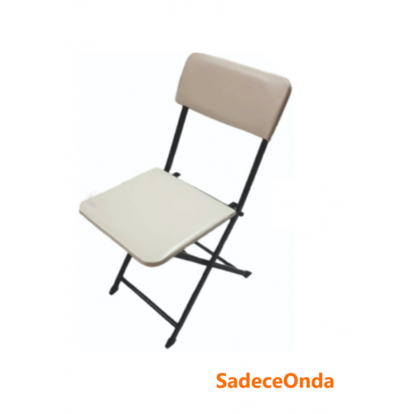 Katlanabilir Sandalye Gri Desenli - Resim 2