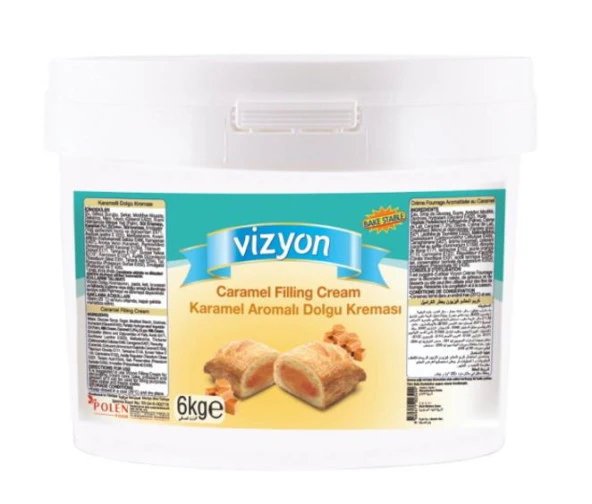 Vizyon Karamelli Dolgu Kreması 6 kg ürün görseli 1