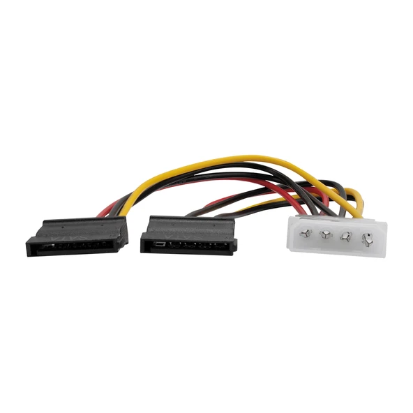 SATA POWER KABLO İKİLİ 15CM S-LİNK SL-P516 (AVD-159) ürün görseli 1