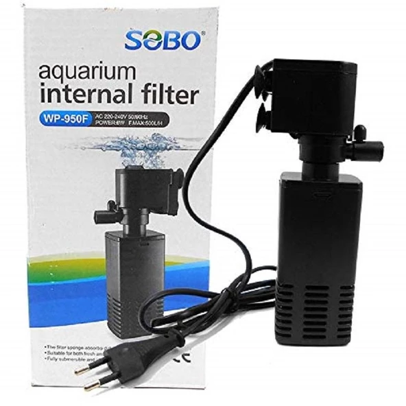 Sobo Akvaryum İç Filtre 6W 500Lt/Saat WP-950F ürün görseli 1