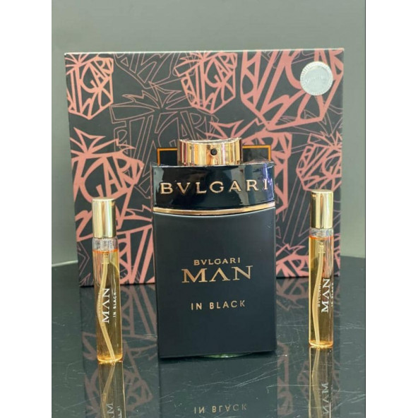 PTTAVM: Bvlgari Man In Black Erkek Parfüm Seti