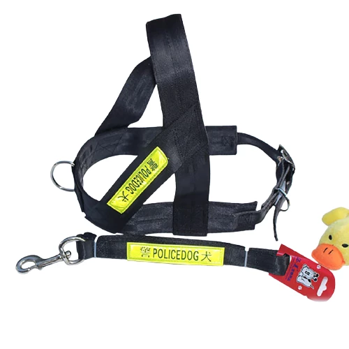 PoliceDog Köpek Bel Tasması + Gezdirme Medium 65-75 cm ürün görseli 1
