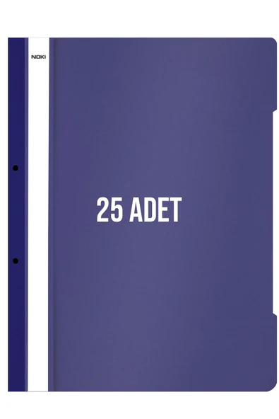 Noki XL Telli Dosya 25'li Paket Mor - Resim 5