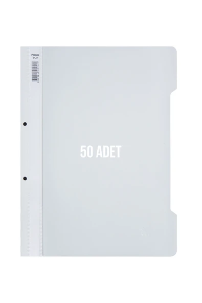 Noki Telli Dosya 50'li Paket Beyaz - Resim 4