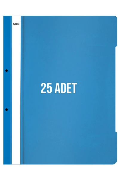 Noki XL Telli Dosya 25'li Paket Mavi - Resim 2
