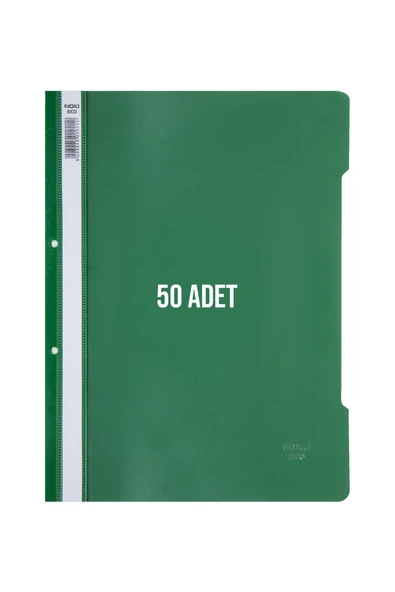 Noki Telli Dosya 50'li Paket Yeşil - Resim 8