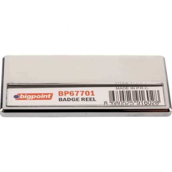 BIGPOINT YAKA ISIMLIGI MIKNATISLI SILVER(677-01) ürün görseli 1