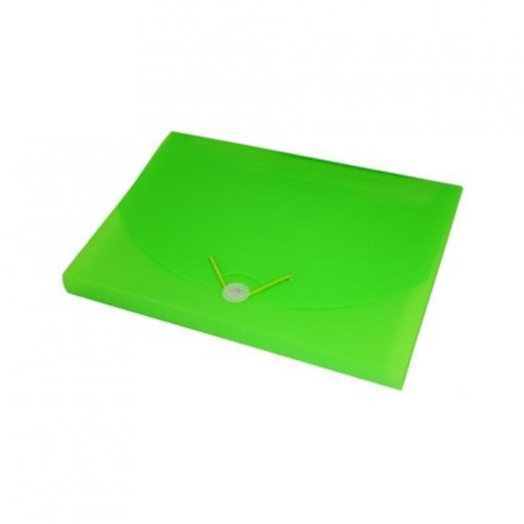 KRAF EVRAK DOSYASI KORUKLU 13 CEP LAS.YESIL(F4302) ürün görseli 1