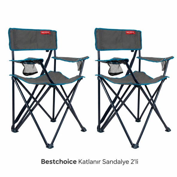 Bestchoice Kamp Plaj Sandalyesi 2 Adet ürün görseli 1