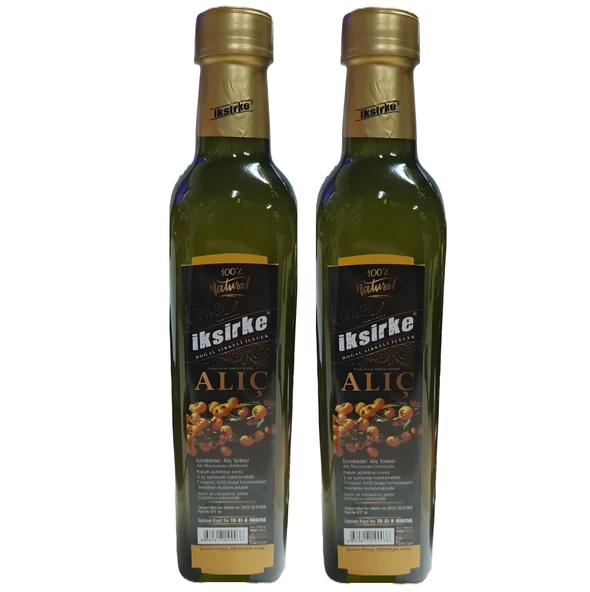 İksirke Katkısız Alıç Sirkesi 500 ML 2Adet ürün görseli 1