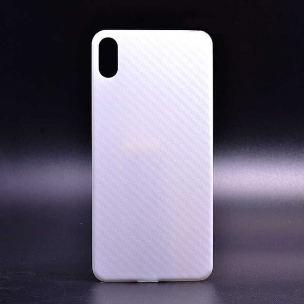 Apple iPhone XS Max 6.5  Kavisli Arka Karbon Koruyucu Jelatin ürün görseli 1