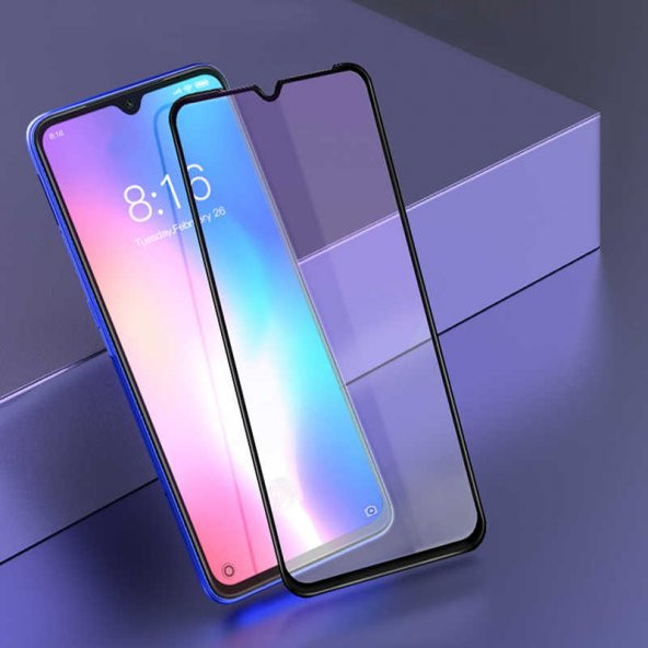 Xiaomi Redmi Note 8 Pro  Kenarları Kırılmaya Dayanıklı Cam Ekran Koruyucu ürün görseli 1