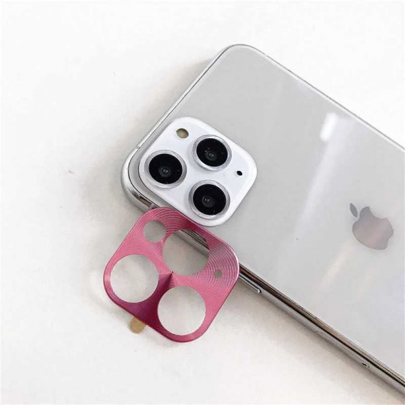 Apple iPhone 11  Metal Kamera Koruyucu - Resim 3