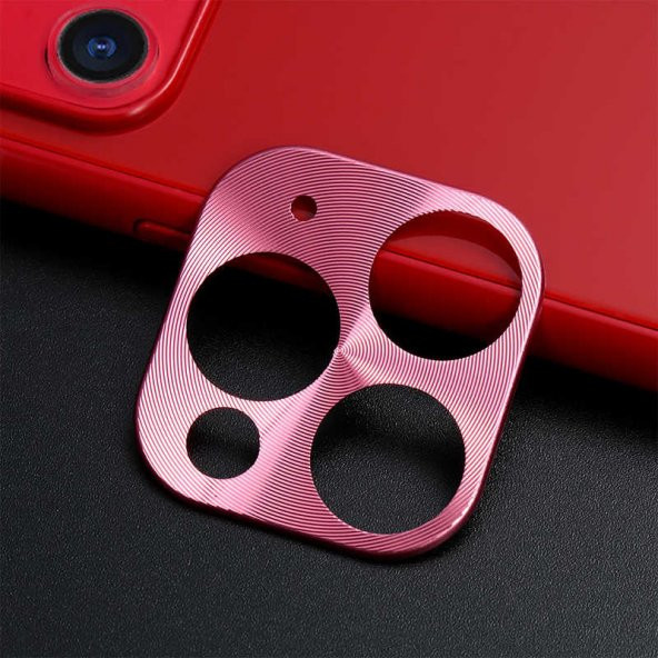Apple iPhone 11 Pro  Metal Kamera Koruyucu - Resim 3