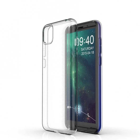 Huawei Y5P Kılıf  Süper Silikon - Resim 2