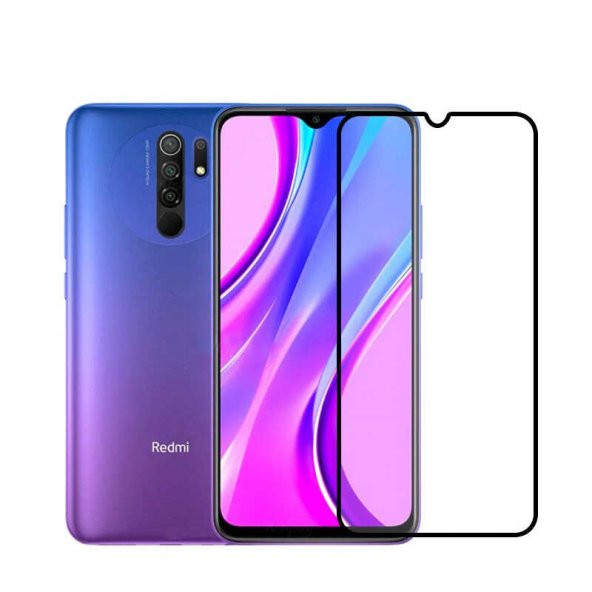 Xiaomi Redmi 9  Kenarları Kırılmaya Dayanıklı Cam Ekran Koruyucu ürün görseli 1