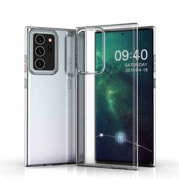 Galaxy Note 20 Ultra Kılıf  Süper Silikon - Resim 2