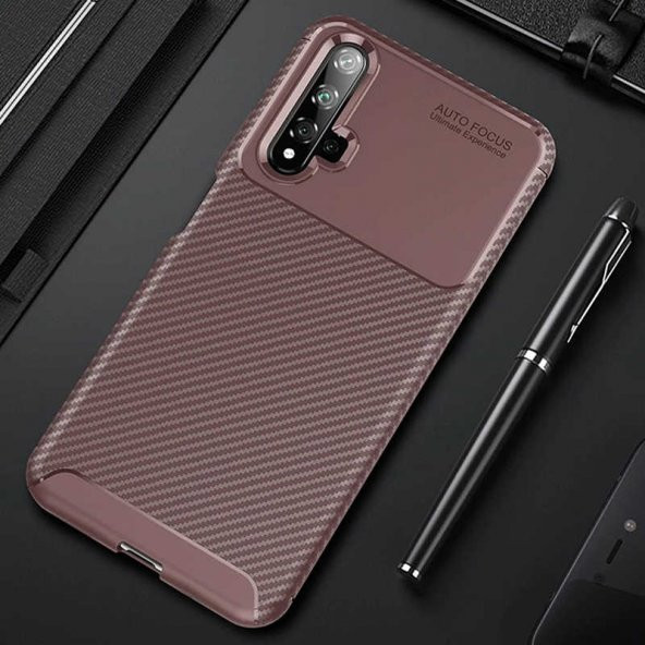 Huawei Nova 5T Kılıf  Negro Silikon - Resim 3